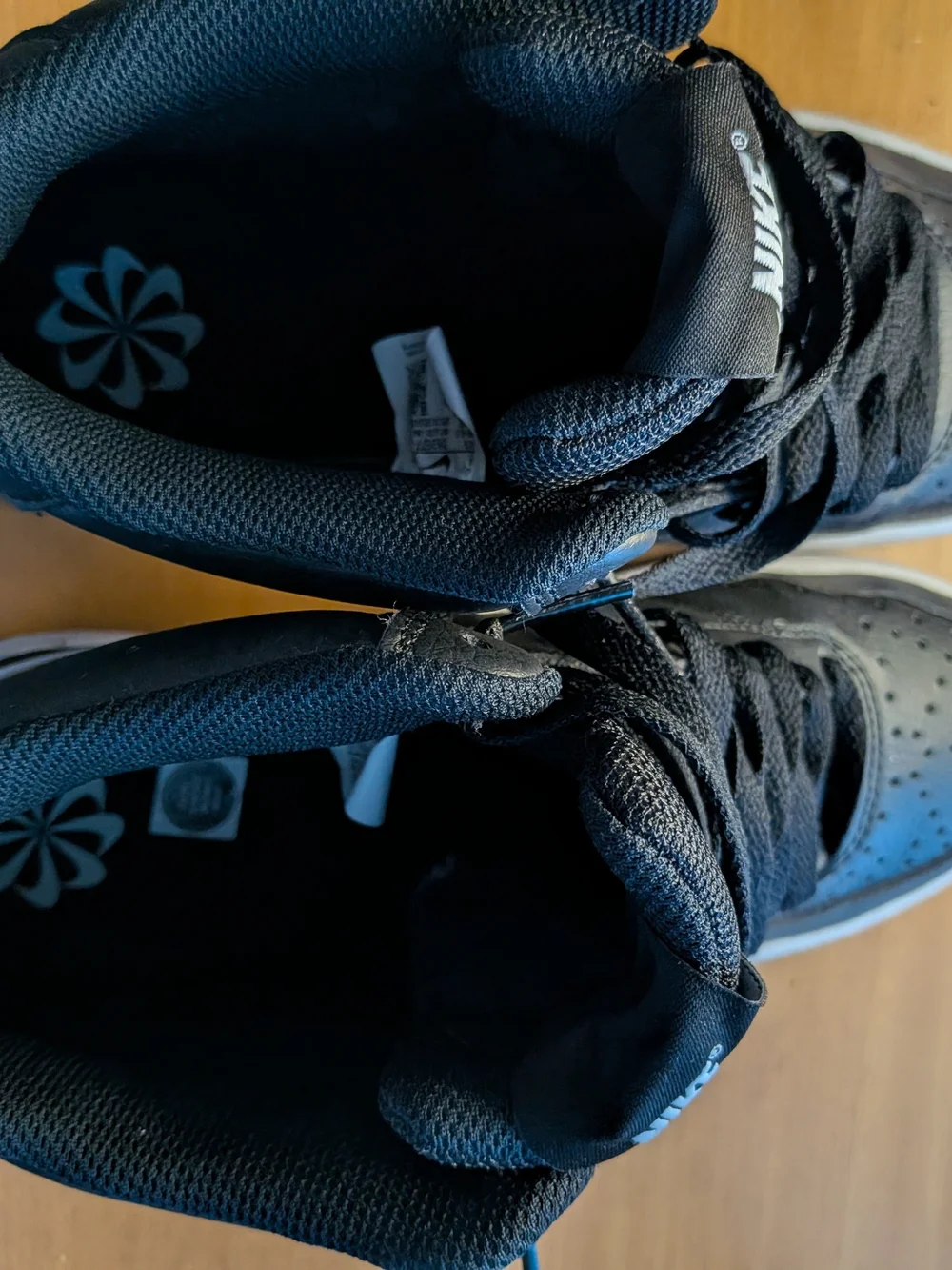 Nike Men’s Black Night Court Vision High-Top Sneakers